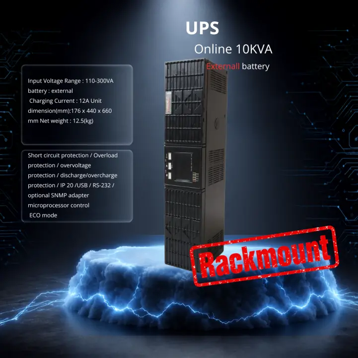 یو پی اس online 3 rackmount 10k ex